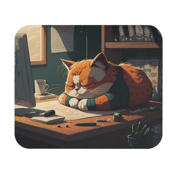 Burning the Midnight Oil: The Perfect Desk Companion - Mouse Pad