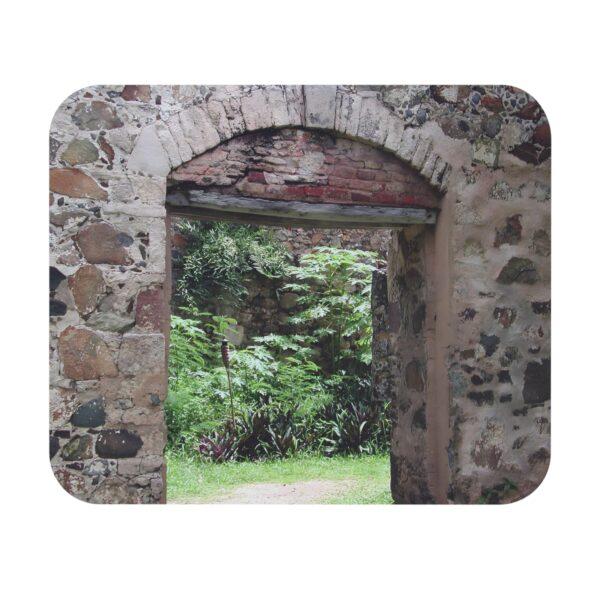 "Through the Archway: A Journey into Serenity" Mouse Pad